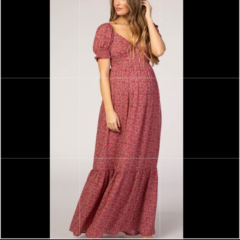 Pink blush Maternity dress